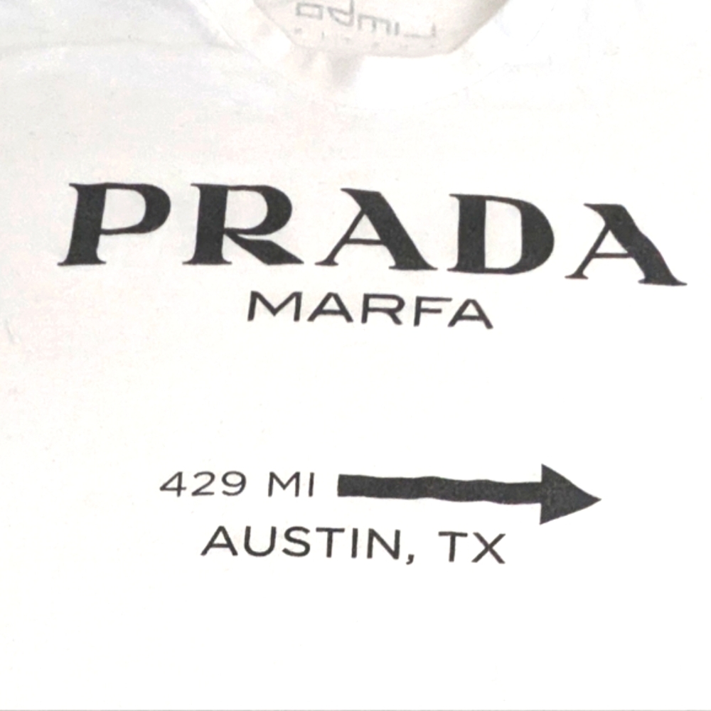 PRADA Marfa - Iconic Fake Shop in the Middle of Nowhere.  Small